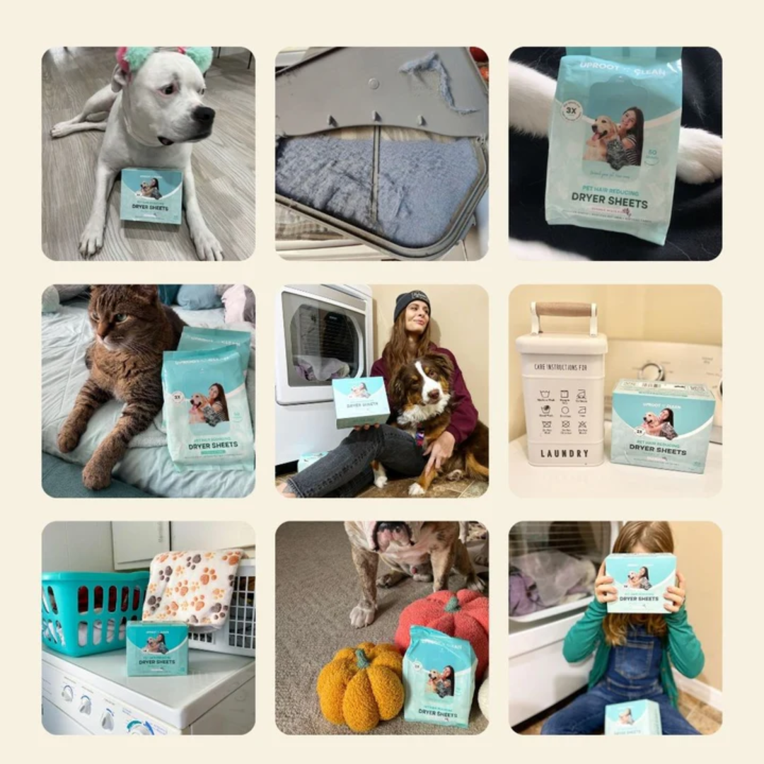 fello™ - Pet Hair Dryer Sheets